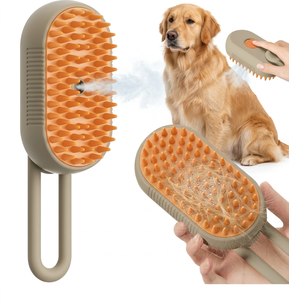 Cepillo de Vapor para mascotas
