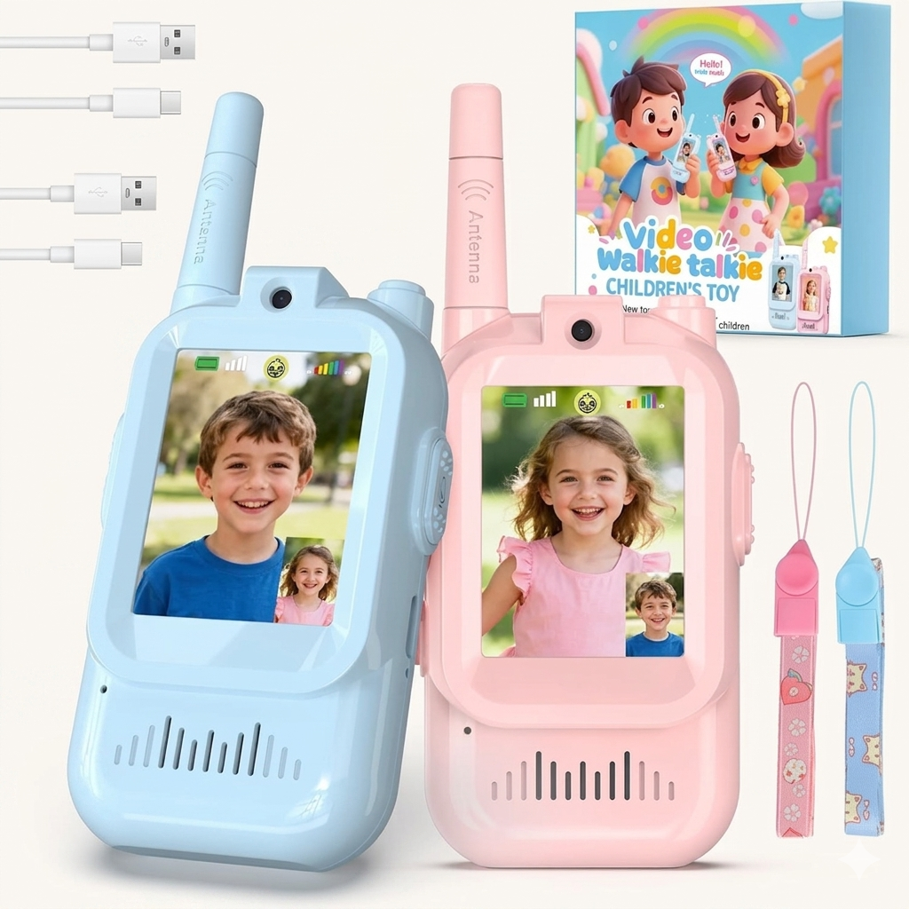 Walkie Talkies De Vídeo Con Pantalla